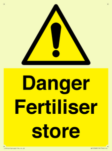 Danger Fertiliser store